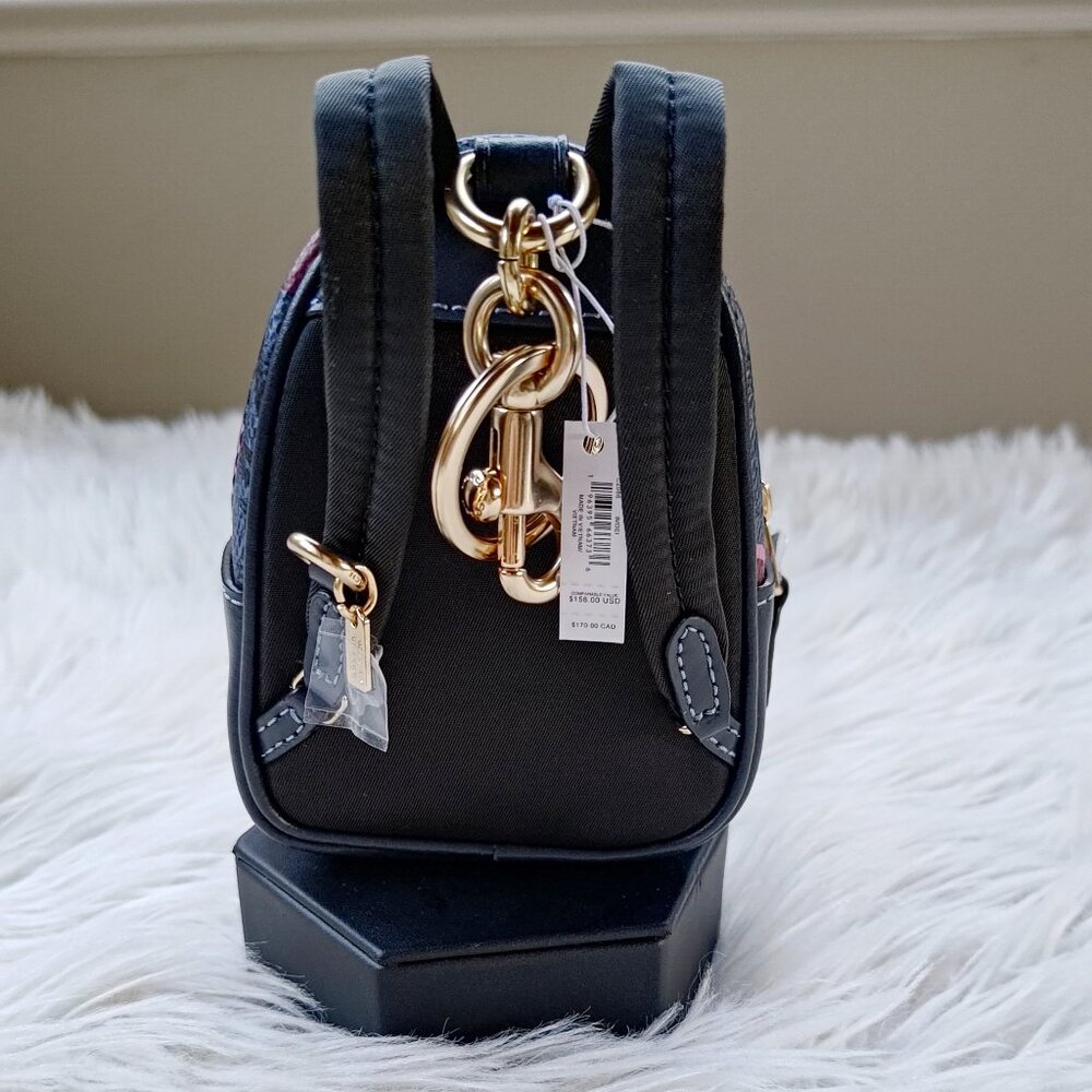 Coach Mini Court Backpack Bag Charm In Signature Canvas With Cherry Print CZ086 - Picture 6 of 12